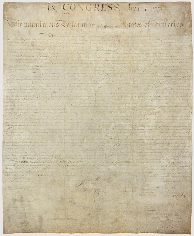 The Declaration of Independence is currently located at The National Archives Museum.
