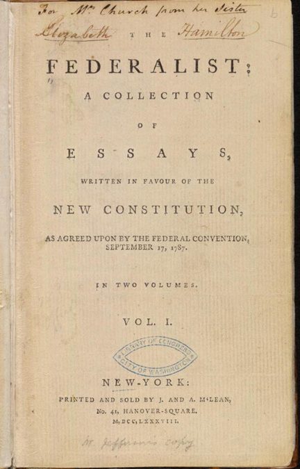 The Federalist Papers