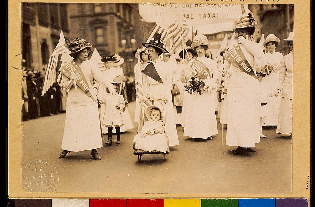 Youngest Parader in New York City Suffragist Parade