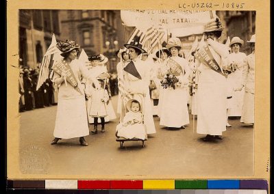 Youngest Parader in New York City Suffragist Parade