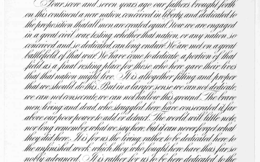 The Gettysburg Address