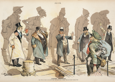 Looking Backwards Cartoon