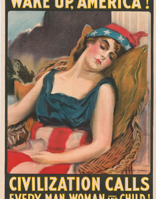 Wake up America! Cartoon