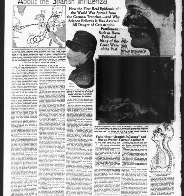 Spanish Flu Newspaper Article