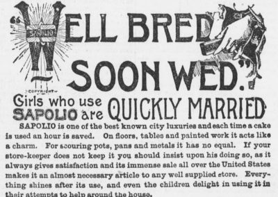19th Century Soap Advertisement for Women