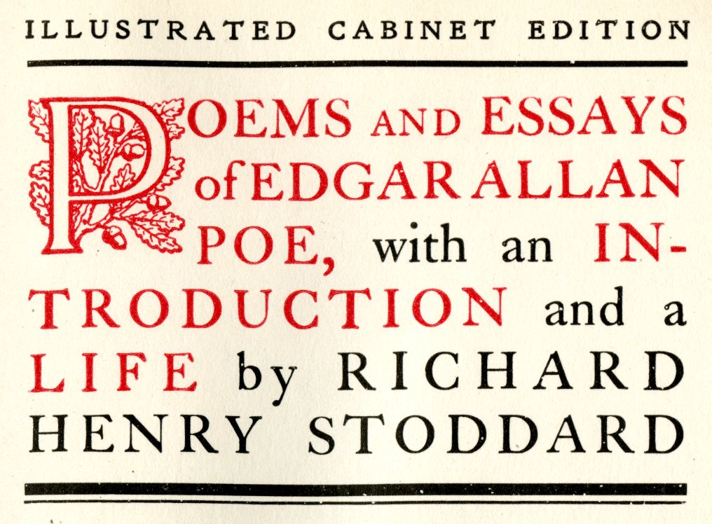 “Ever More” – Edgar Allan Poe & Rare Book Holdings