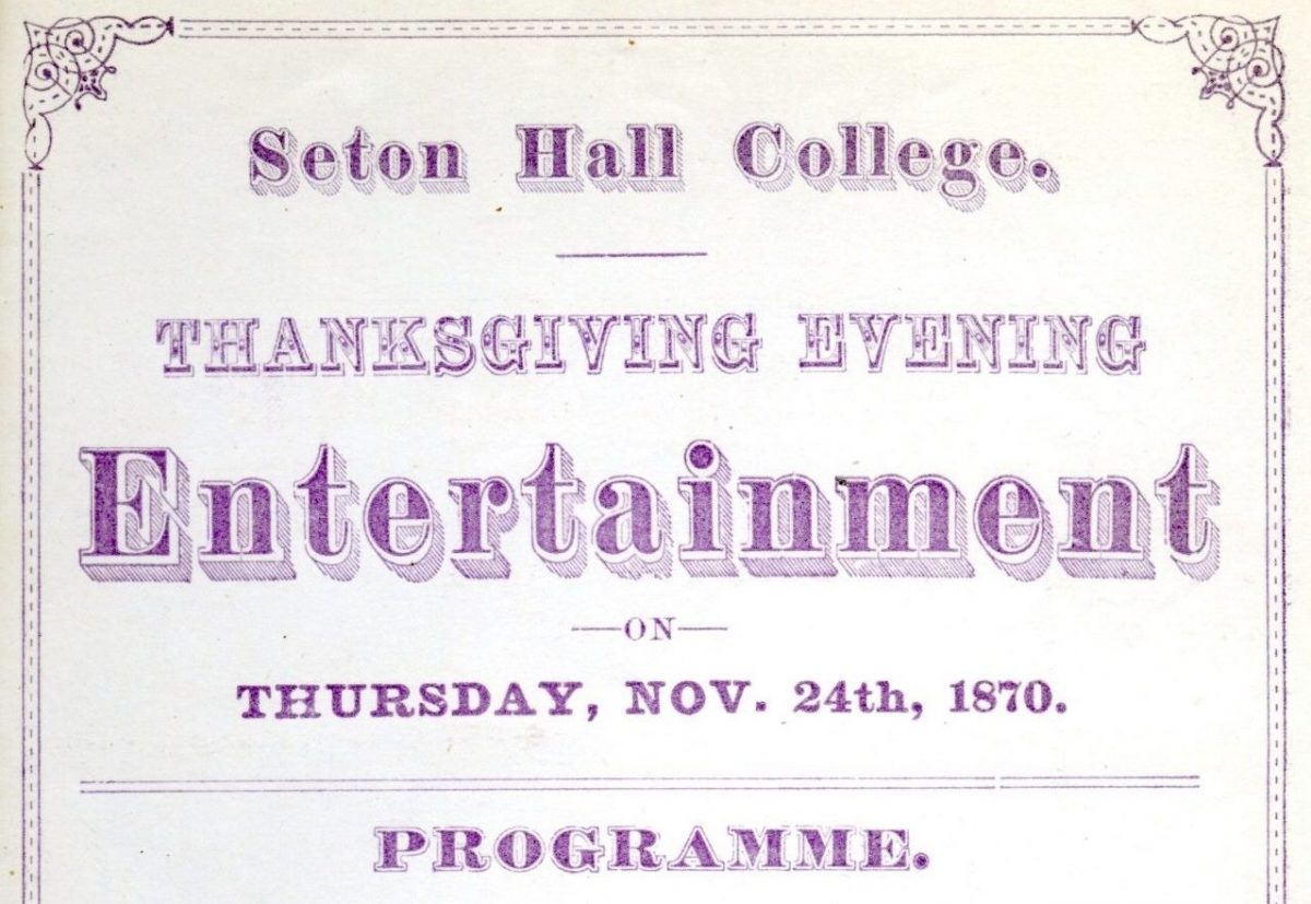 Thanksgiving at Seton Hall During the 19th Century