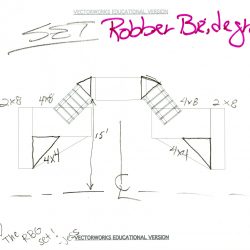 Image of the "Robber Bridegroom" Vectorworks Drawing, undated.