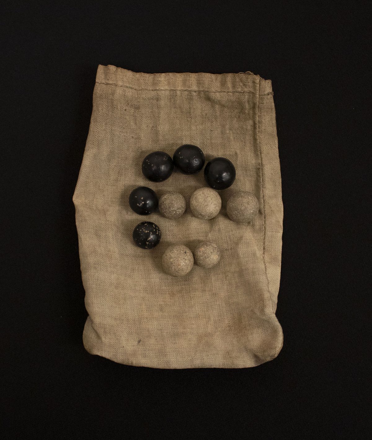 Object of the Week: Order Sons of Italy Ballot Balls and Bag