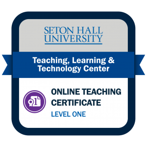 Online Teaching Level 1 Badge
