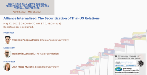 Alliance Internalized: The Securitization of Thai-US Relations