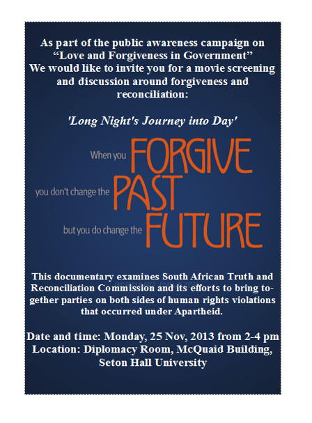 Movie screening and discussion – A Long Night’s Journey into the Day