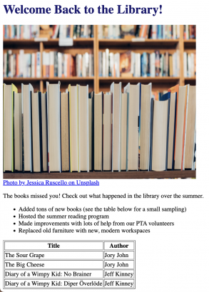 Screenshot of my website that I coded