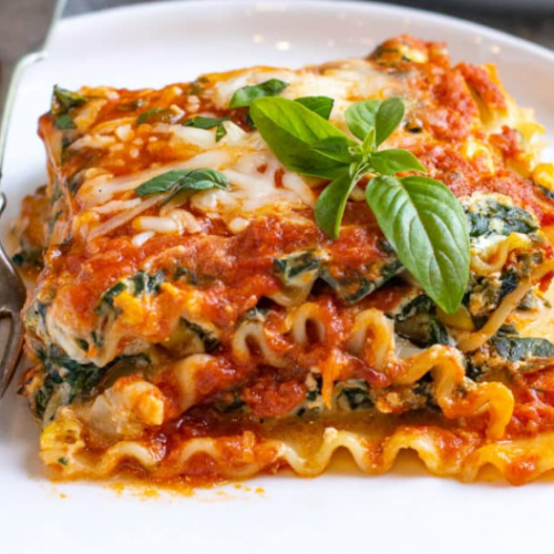vegan spinach lasagna