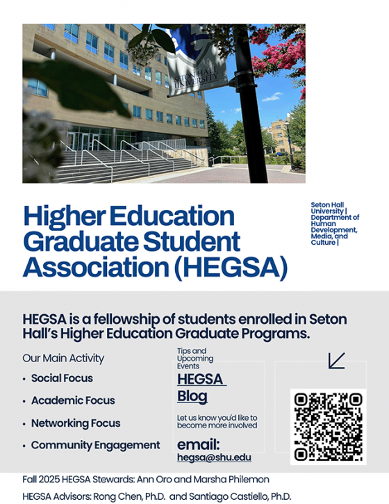 poster available at HEGSA Lunch