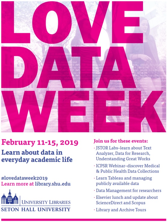 Love Data Week 2019 Flyer