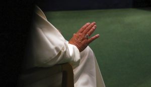 The pontiff prepares to address the U.N. General Assembly in New York. Photo: Todd Heisler, The New York Times.