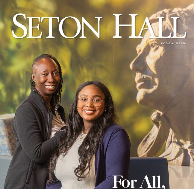 Seton Hall Magazine Fall/Winter 2025 Cover Image