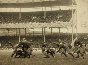 Army vs. Navy game in 1916. The Polo Grounds held many other sporting events, most notably football and boxing.[27] 