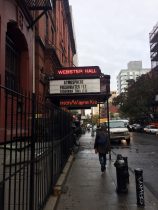 Approaching Webster Hall today. Source: personal photograph