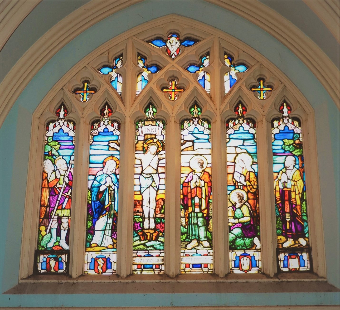 Stained glass window