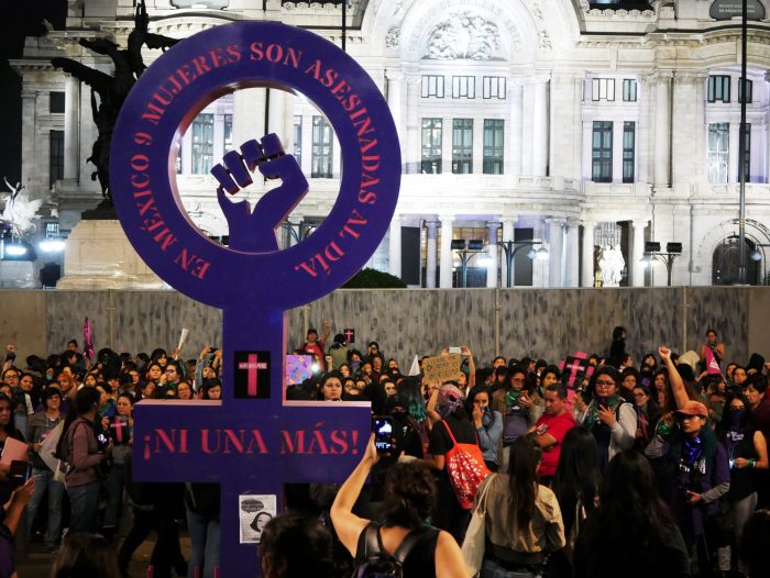 Mexican Women Protest to Gender Violence on International Women’s Day ...