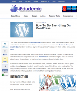 How To Do Everything In WordPress