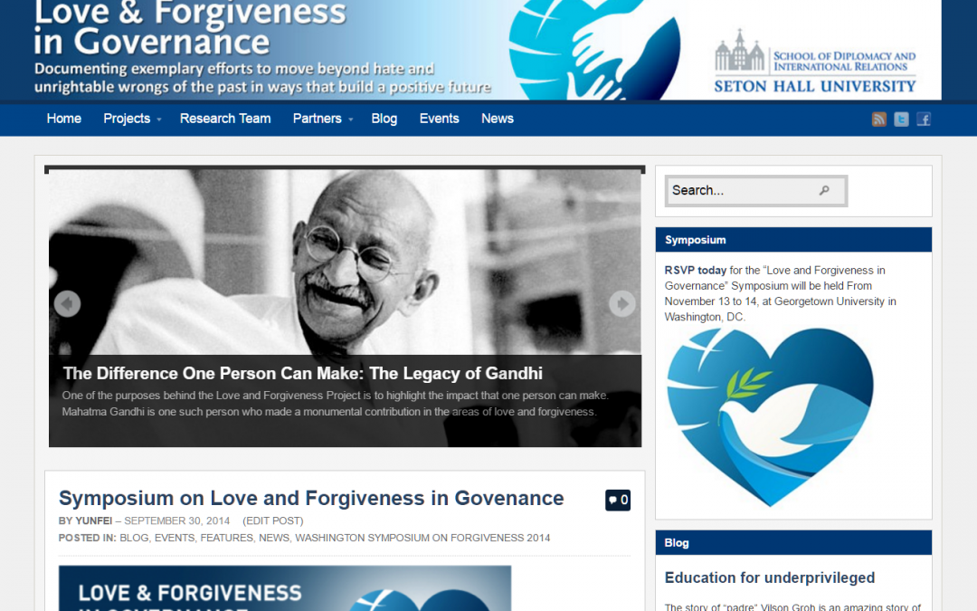 Love & Forgiveness in Governance