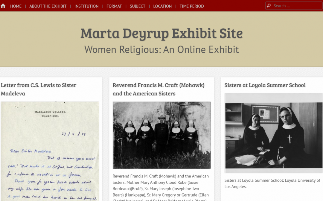 Marta Deyrup Exhibit Site