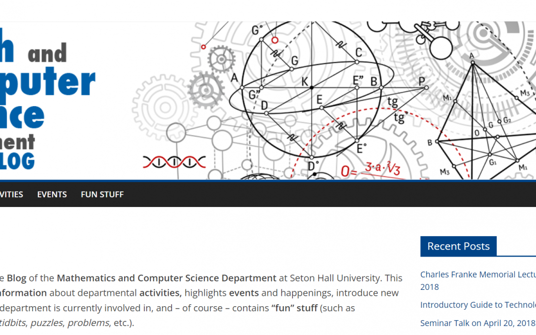 Math and Computer Science Department Blog