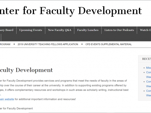 SHU Center for Faculty Development