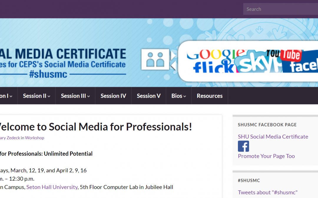 Social Media Certificate
