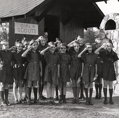 Girl Scouts across the country aid war effort